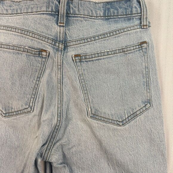 Abercrombie & Fitch 90’s Relaxed High Rise Jeans Womens Size 27/ 4 Long Wide Leg - Picture 8 of 10